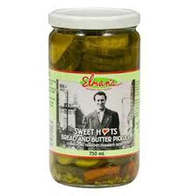 Elman's Sweet Hots Pickles 750g