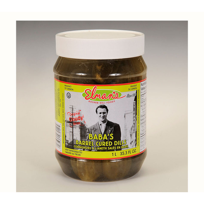 Elman's BABA'S Barrel Cured Pickles 1L