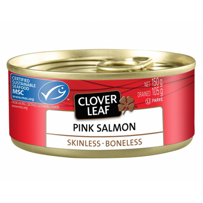 Cloverleaf Boneless Skinless Salmon 150g