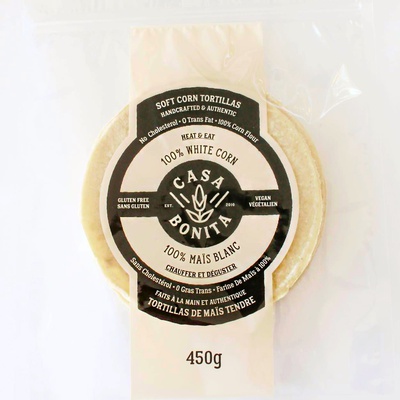 Casa Bonita White Corn Tortillas 450g