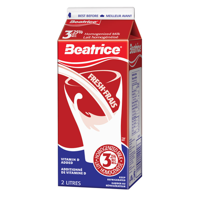 Beatrice 3% M.F. Homogenized Milk 2L