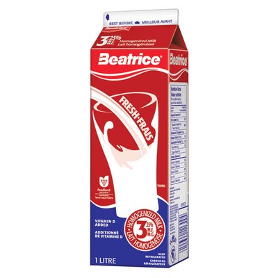 Beatrice 3% M.F. Homogenized Milk 1L