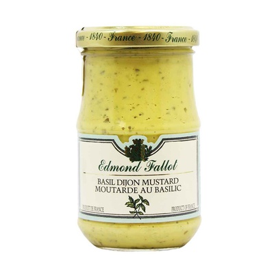 Edmond Fallot Basil Dijon Mustard 190ml